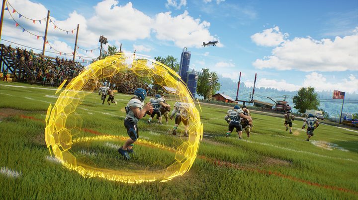 Gameplay from Wild Card Football.