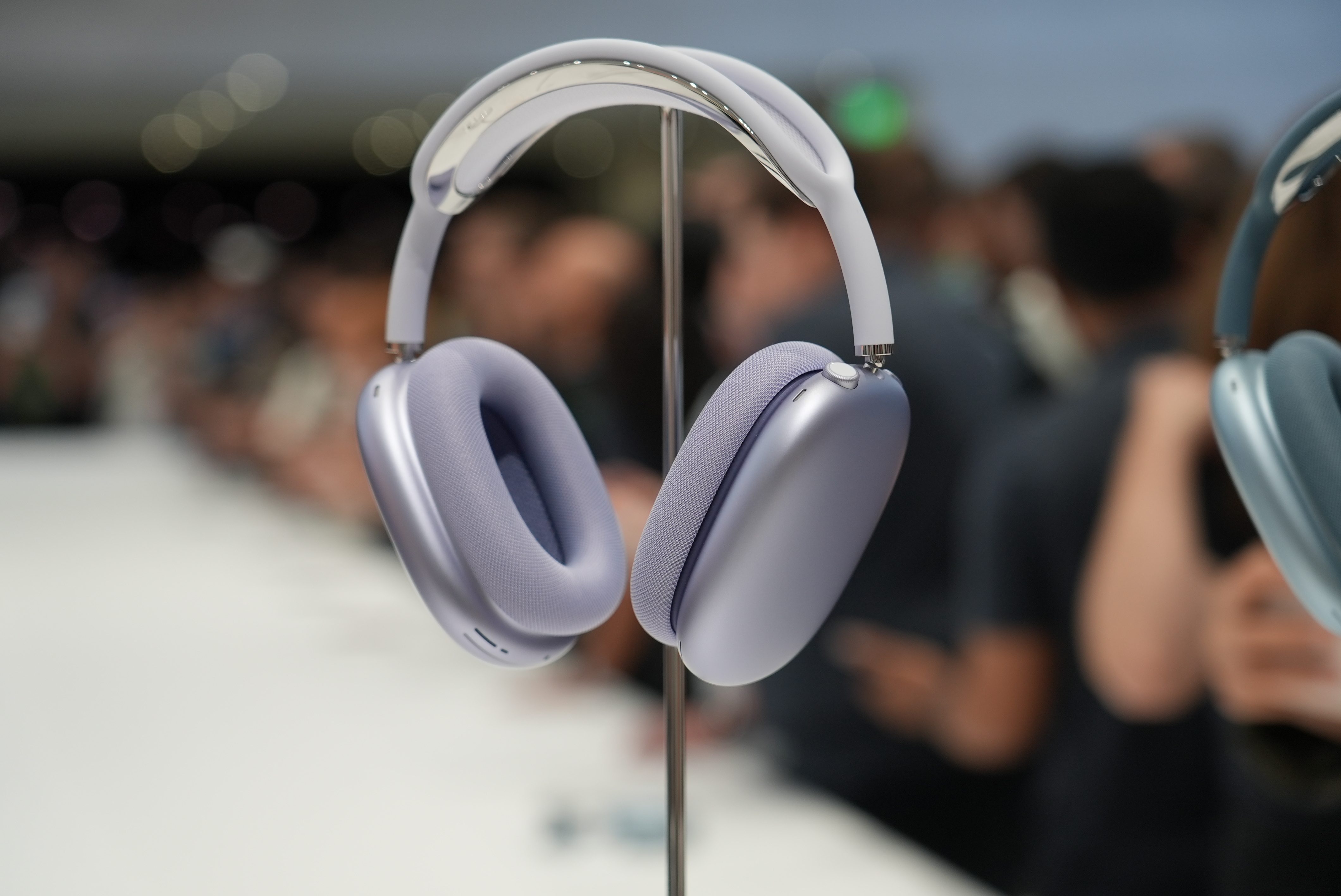 The AirPods Max 2 at Apple's Glowtime event on September 9, 2024.