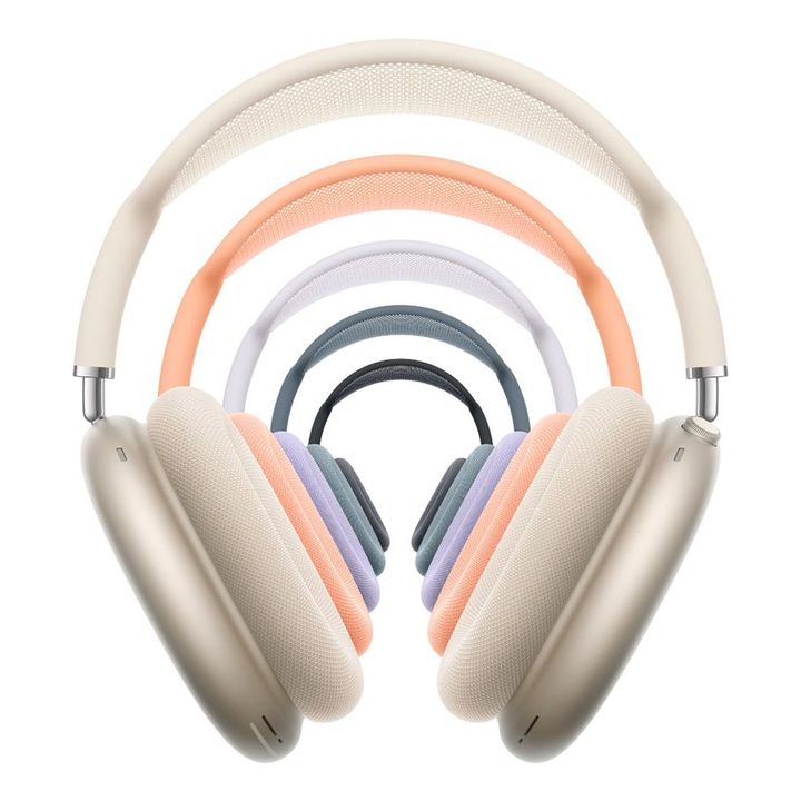 Apple AirPods Max with USB-C in five colors.