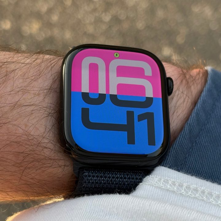 The Apple Watch Series 10 on someone's wrist.