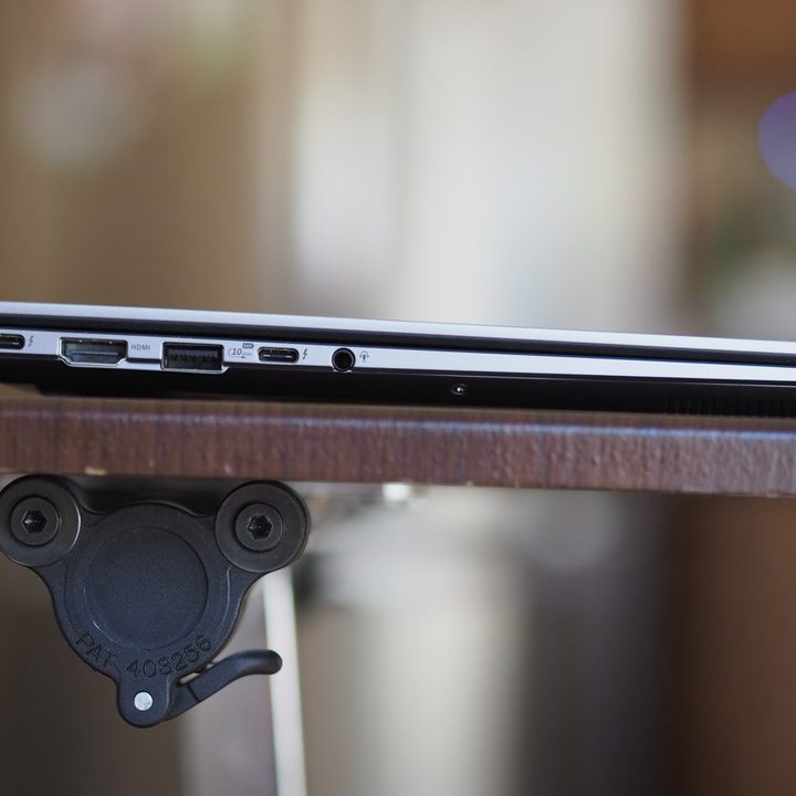 Asus ExpertBook P5 left side view showing ports.