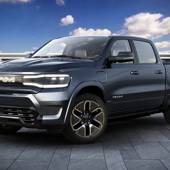 2025 Dodge Ram 1500 REV Front Three-Quarters.