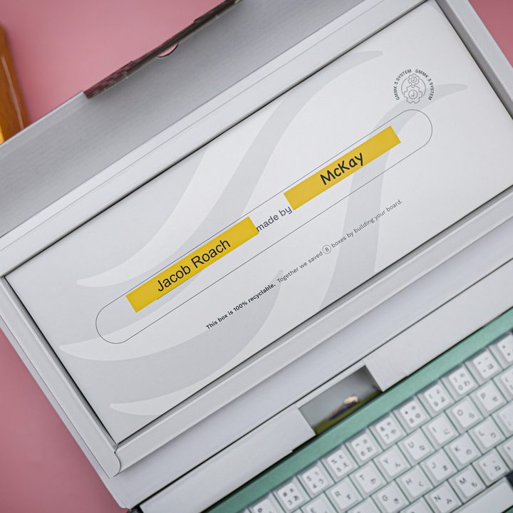 Box for the Glorious GMMK 3 keyboard.