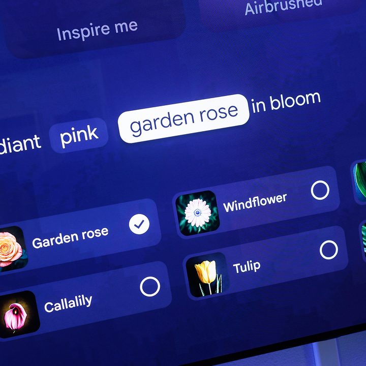 The Custom AI art section of the new Ambient Mode on Google TV Streamer.