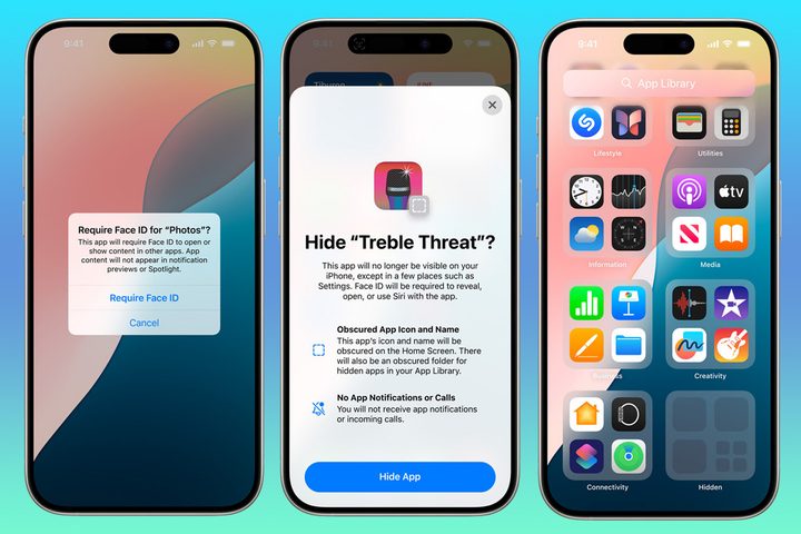 app privacy options in iOS 18
