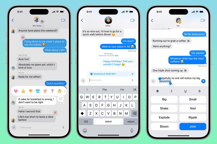 messages changes in iOS 18