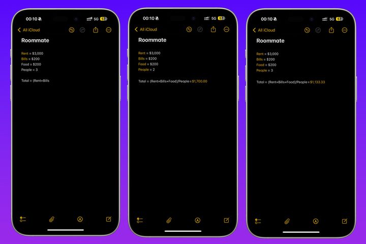 The notes app in iOS 18