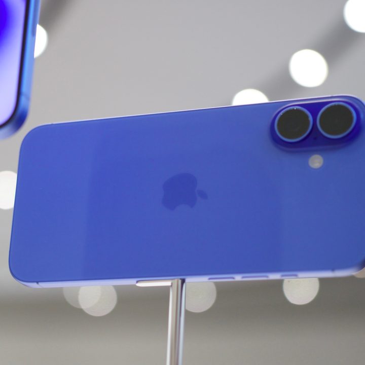 The Ultramarine iPhone 16.