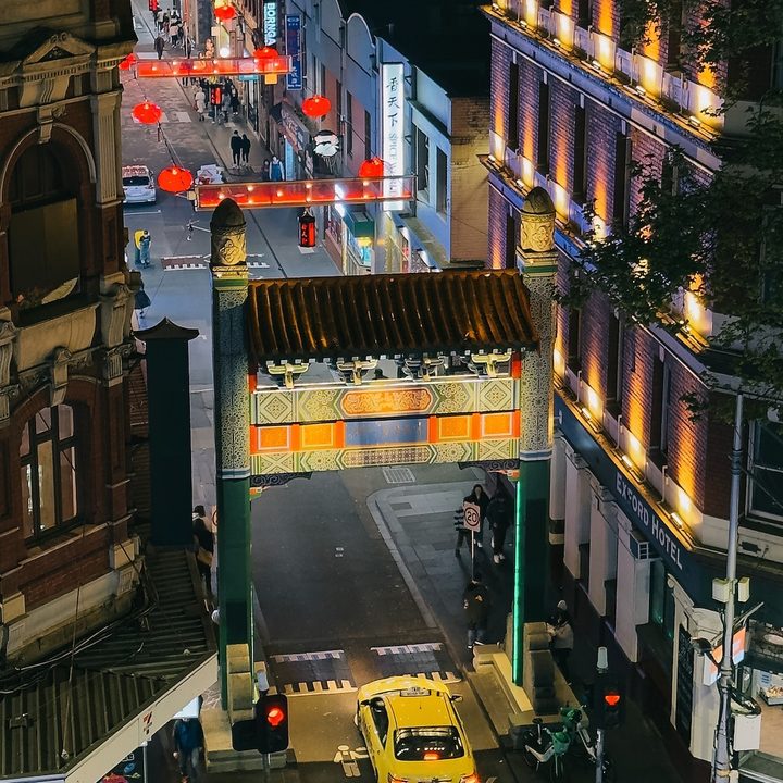 A photo of a street taken with an iPhone 16 Pro Max camera