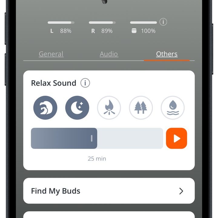 JBL Headphones app for iOS: other options.