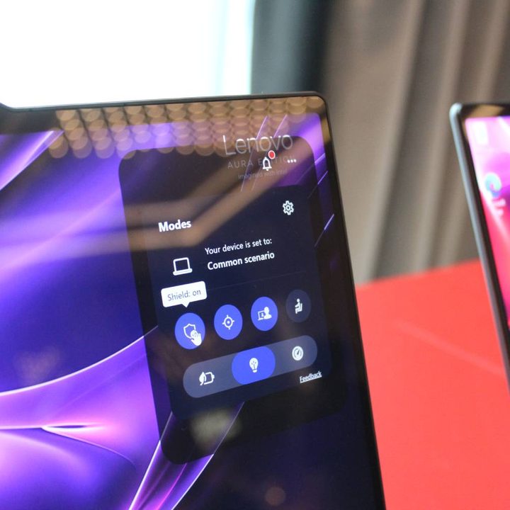 Smart Modes on the Yoga Slim 7i.