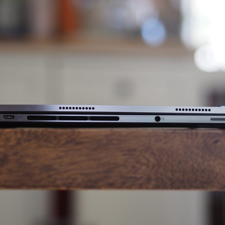 Lenovo ThinkBook Plus Gen 5 Hybrid left side view showing ports.