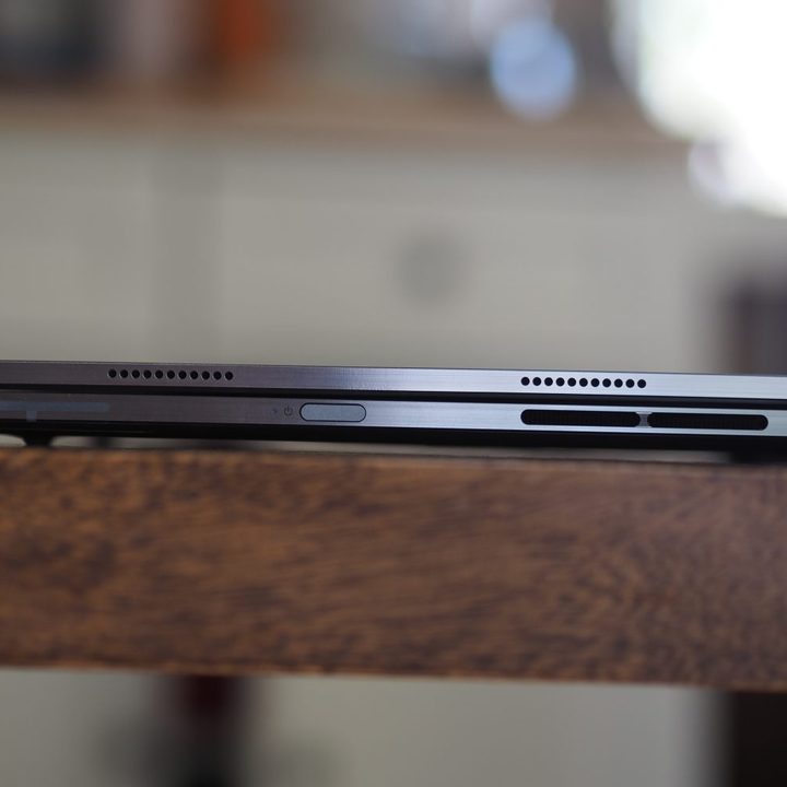 Lenovo ThinkBook Plus Gen 5 Hybrid right side view showing ports.
