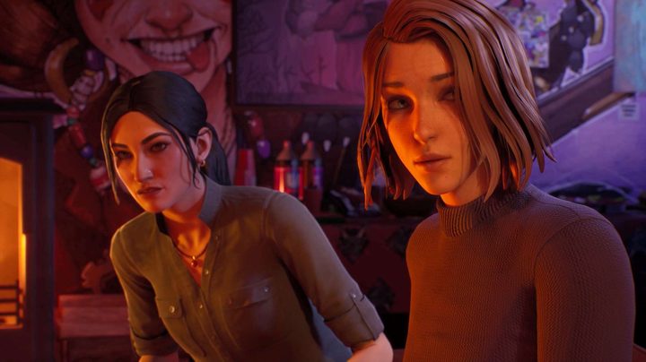 safi and max from life is strange sitting next to each other