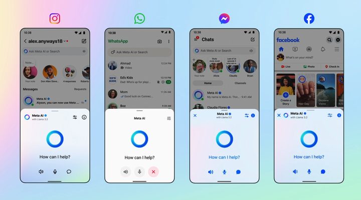screenshots of natural voice interactions features