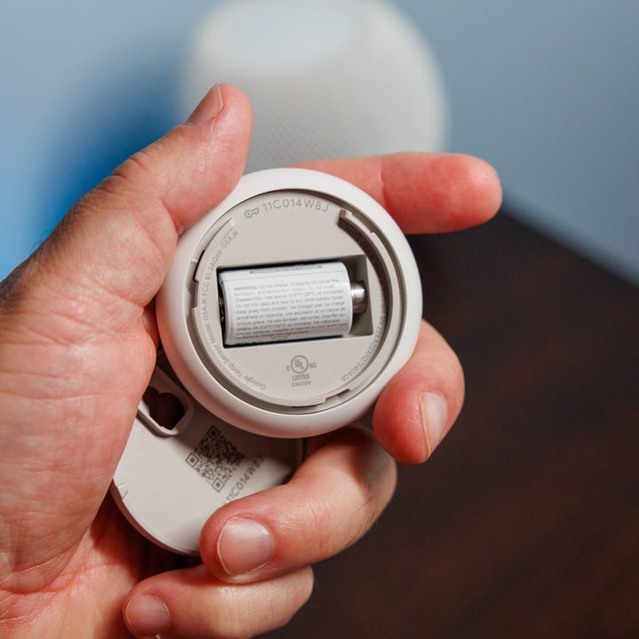 The second-generation Nest temperature sensor.