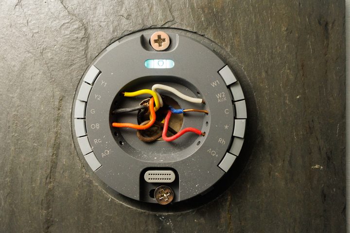 The fourth-generation Nest Thermostat has more options for more wires, but still sets up the same way as previous models.