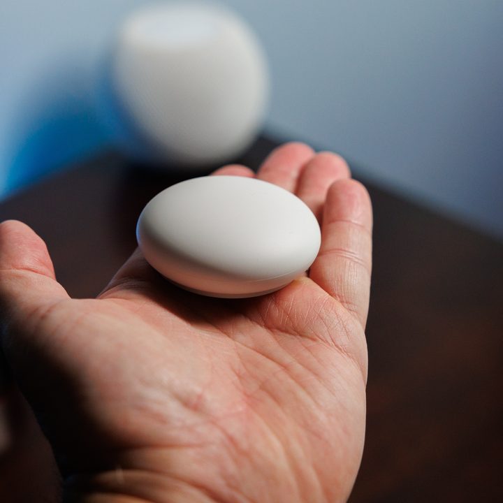 The second-generation Nest temperature sensor.
