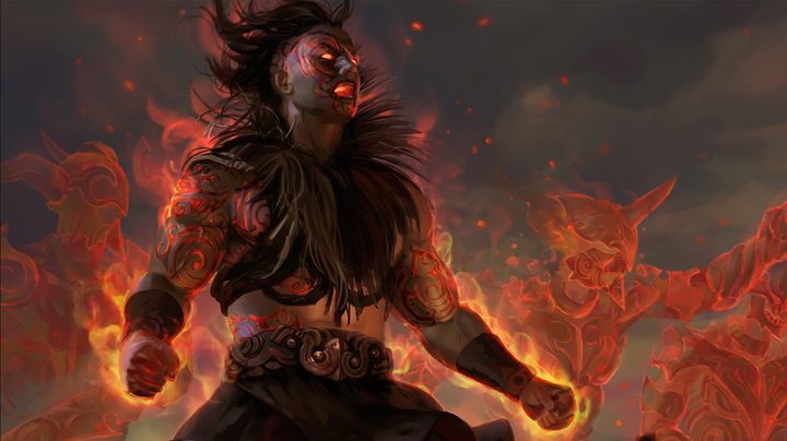 A barbarian character in Path of Exile 2.