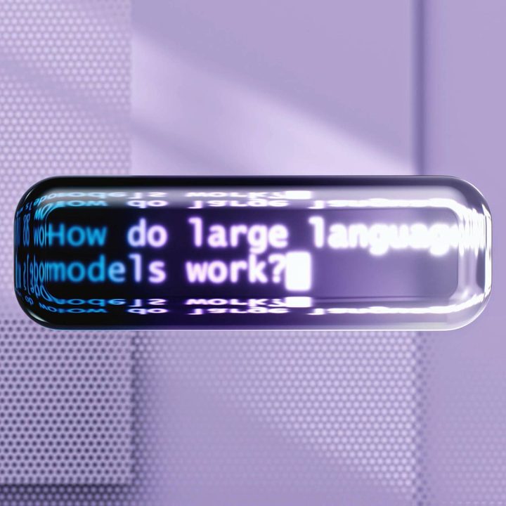 a cgi word bubble