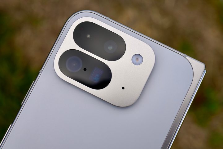 The Google Pixel 9 Pro Fold's camera module.