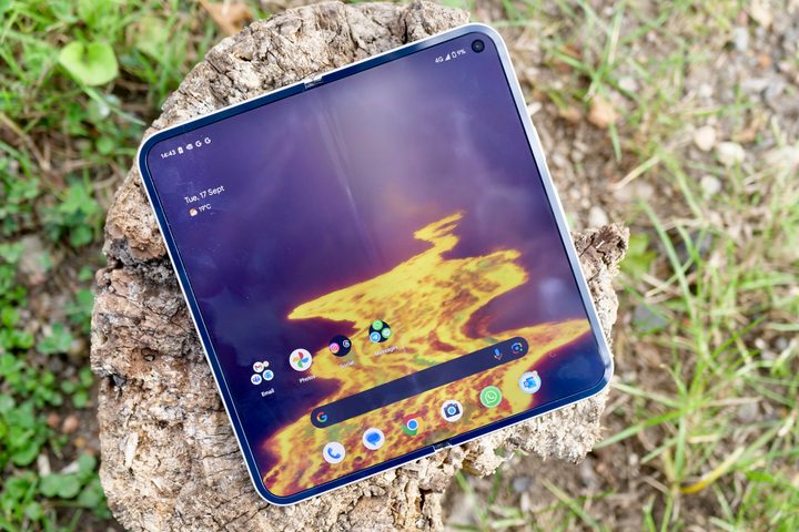 The Google Pixel 9 Pro Fold's open screen.