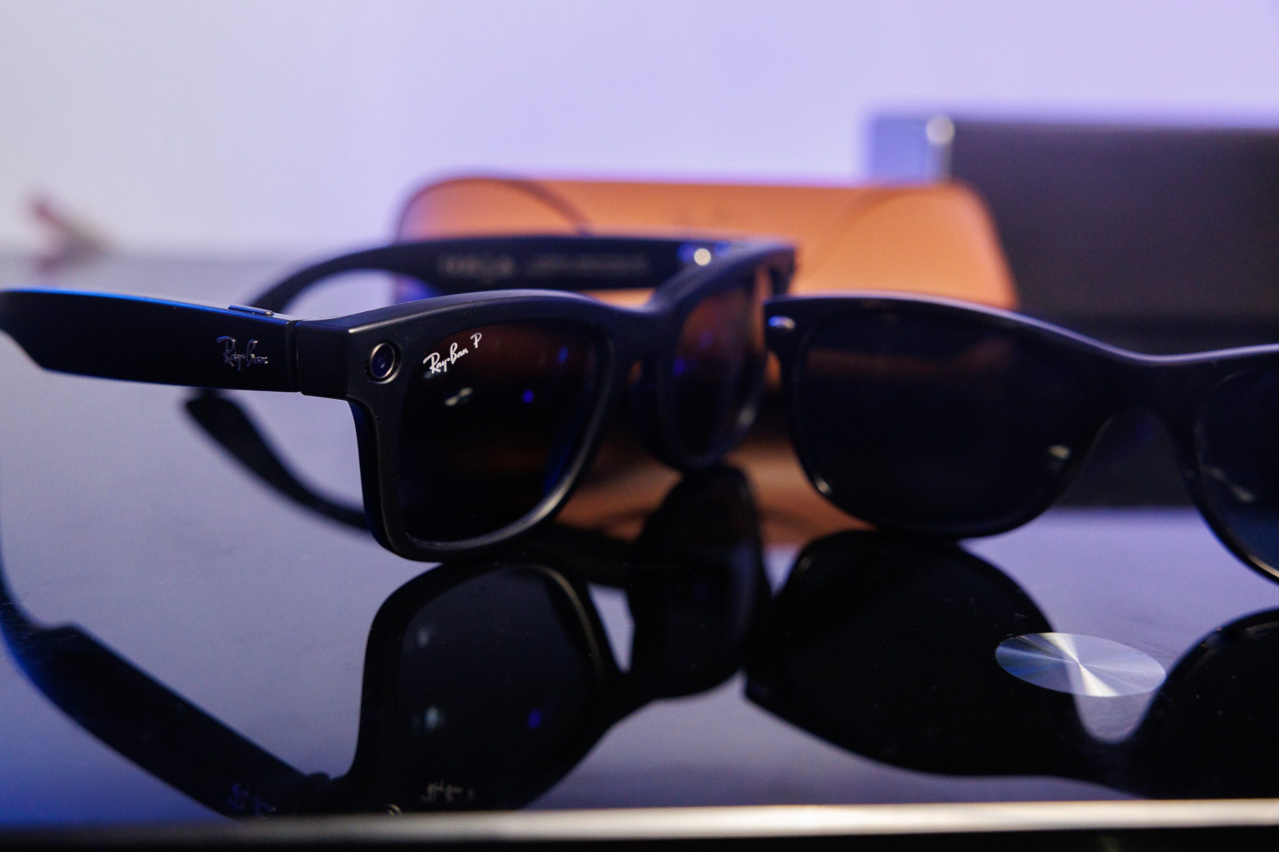 The Ray-Ban Meta and Wayfarer glasses.