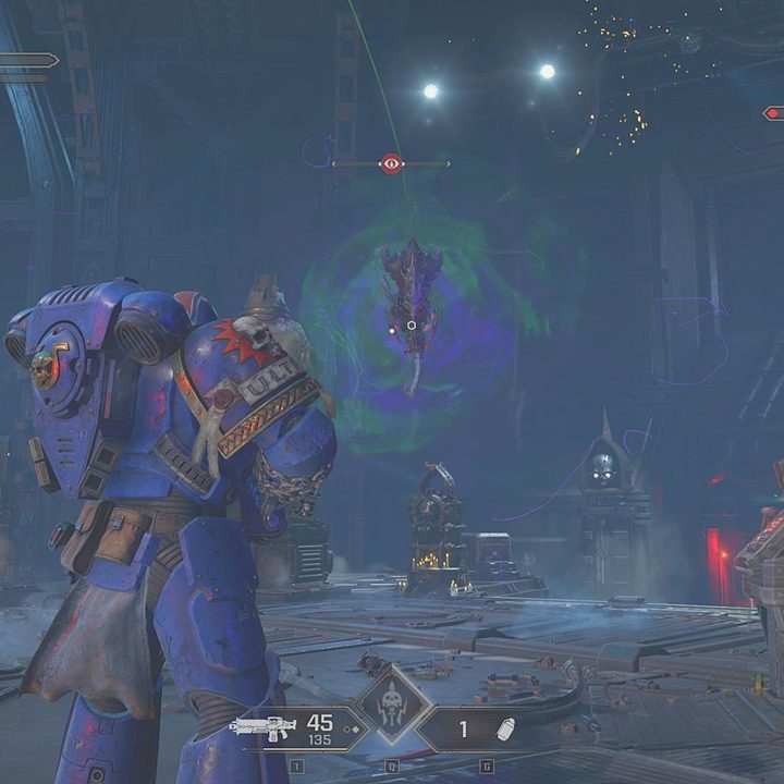 The image shows the player facing a floating Zoanthrope.