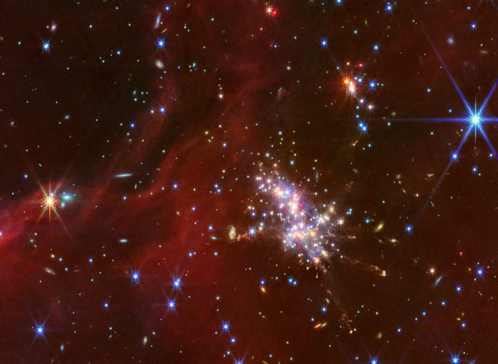 The NASA/ESA/CSA James Webb Space Telescope has observed the very outskirts of our Milky Way galaxy. Known as the Extreme Outer Galaxy, this region is located more than 58 000 light-years from the Galactic centre.