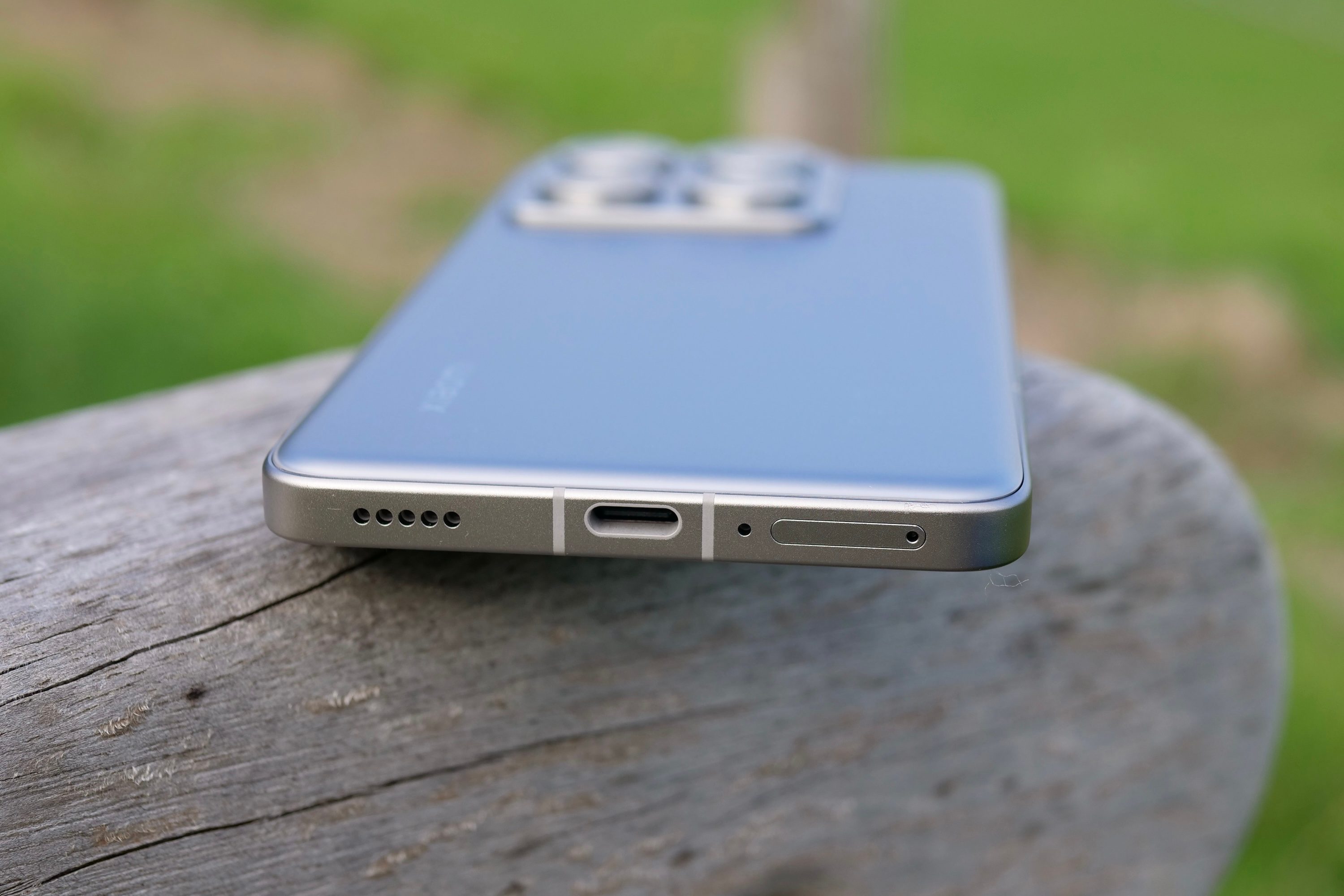 The Xiaomi 14T Pro's charging port.