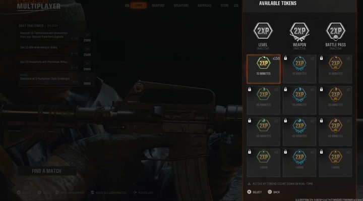 A double xp token in Black Ops 6.
