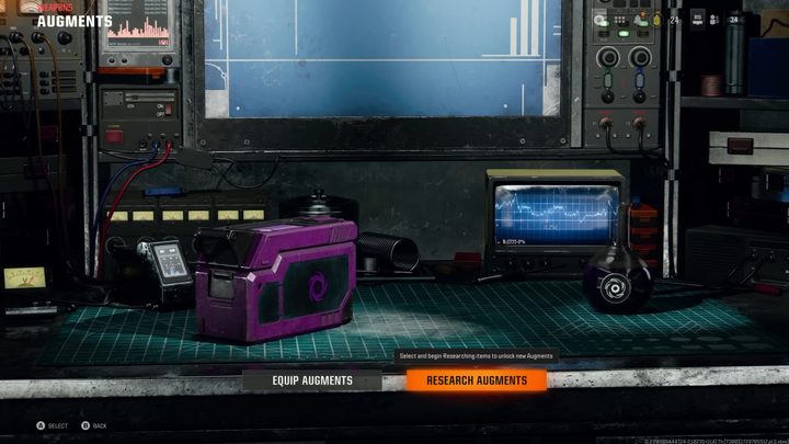 The augment screen in Black Ops 6.