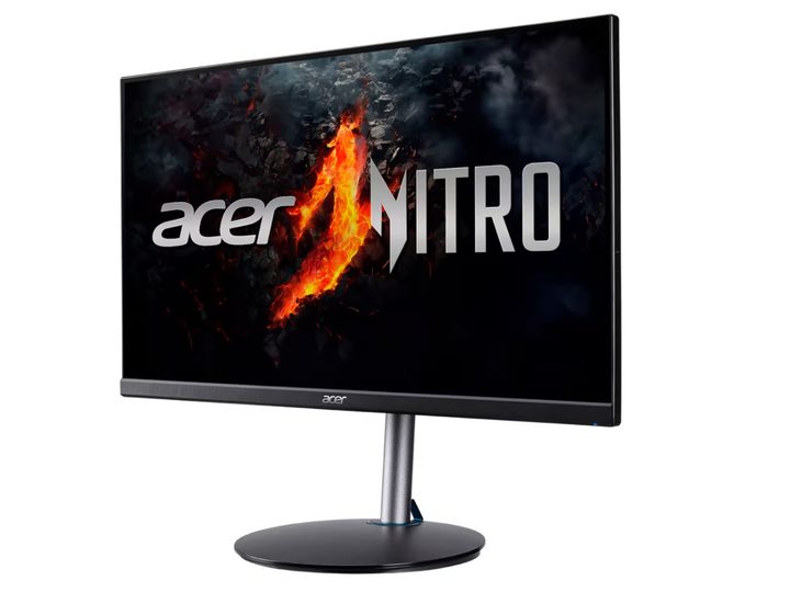 The Acer Nitro XF243Y gaming monitor on a white background.