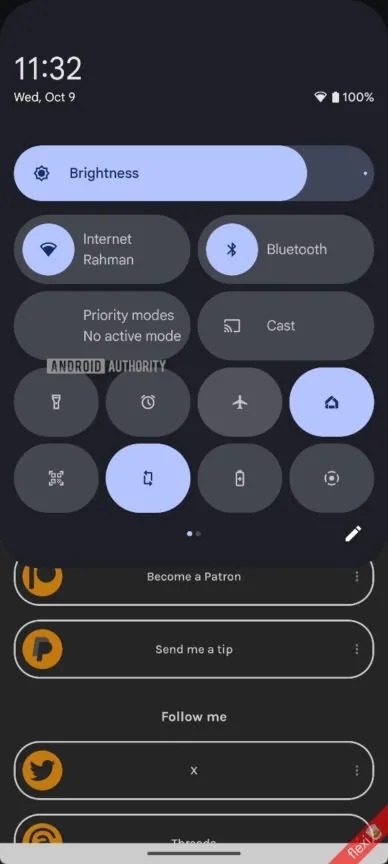 Android 15 priority modes.
