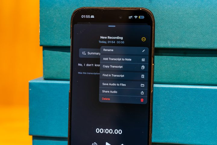 Apple Intelligence Call Recording in Apple Notes on iPhone 16 Pro
