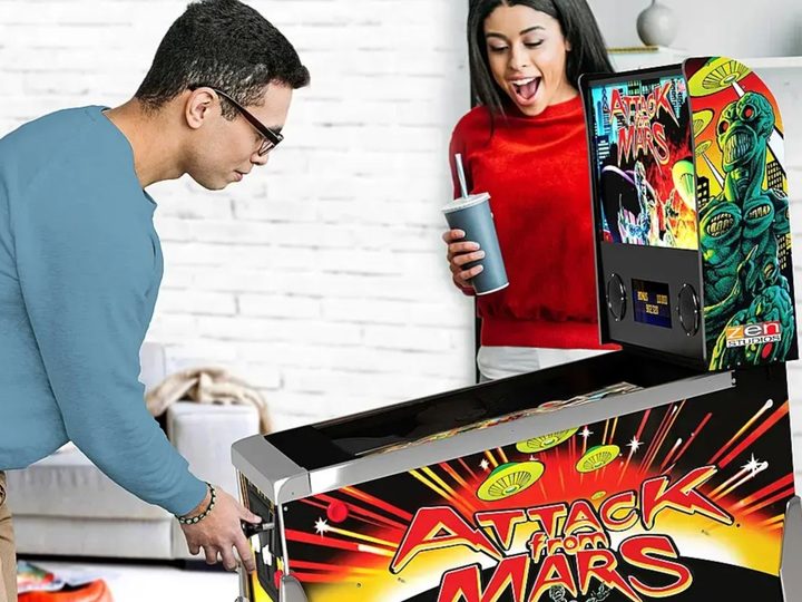 Arcade1Up Attack from Mars pinball cabinet