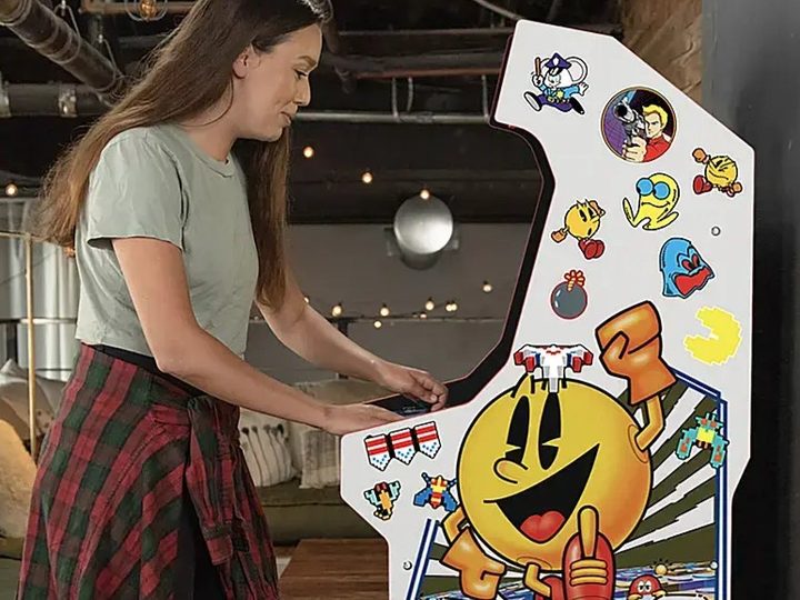 Arcade1Up PAC MAN customizable arcade cabinet