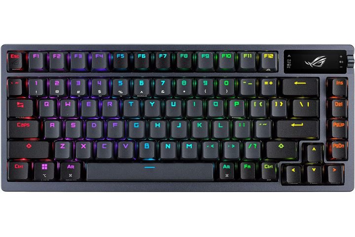 The Asus ROG Azoth 75% Gaming Keyboard on a white background.