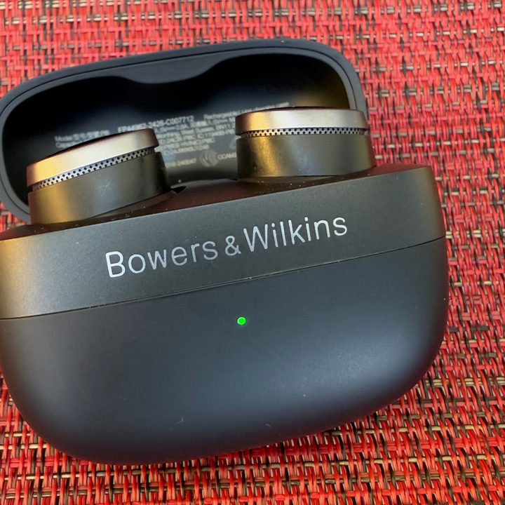 bowers wilkins pi8 in ear true wireless earbuds review b w open case hero