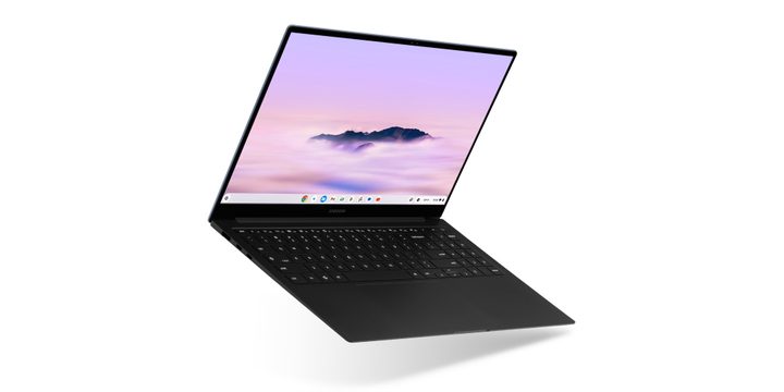 Samsung Galaxy Chromebook Plus marketing image.