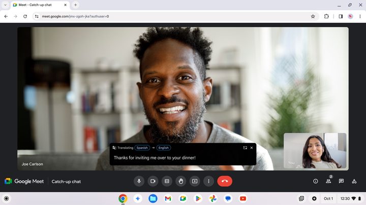 Live Translate feature for Chromebooks.