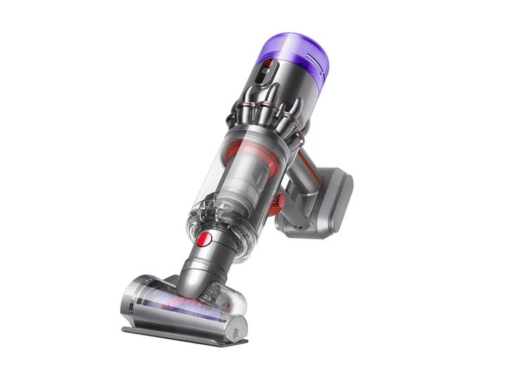 The Dyson Humdinger handheld vacuum cleaner against a white background.