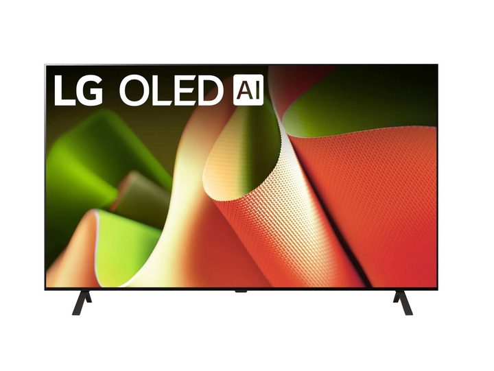 The 2024 LG B4 OLED on its home screen.