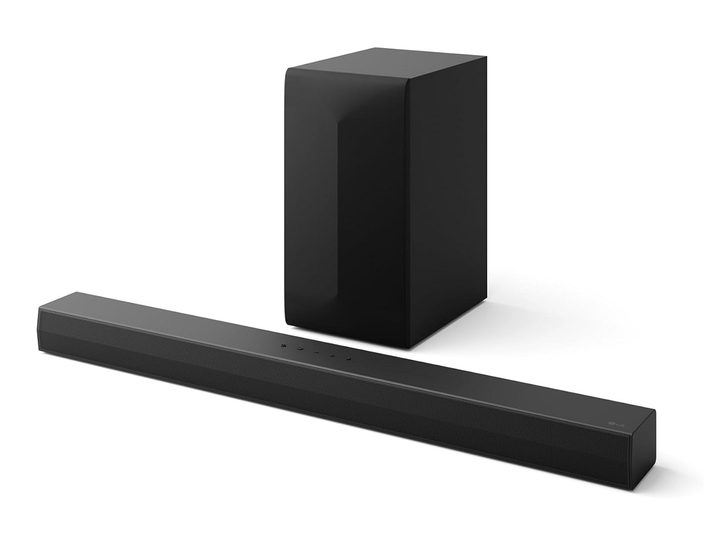 The LG S60T 3.1-channel soundbar on a white background.