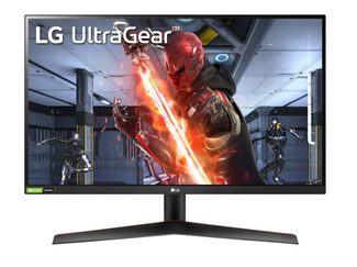 A front look at the LG UltraGear 27-inch IPS monitor.