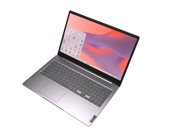 The Lenovo IdeaPad 3i Chromebook on a white background.