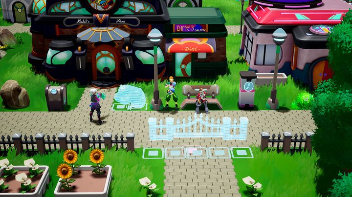 Building the town in Lynked: Banner of the Spark
