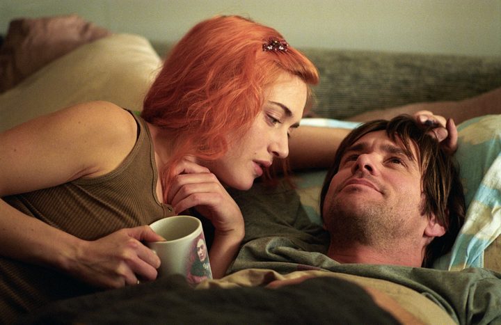Kate Winslet and Jim Carrey in Eternal Sunshine of the Spotless Mind.