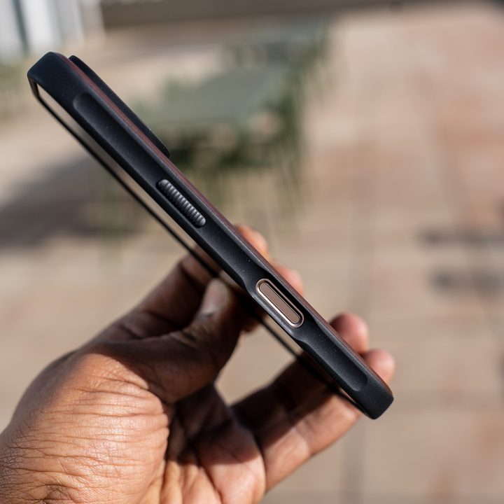 Camera Control on the Nomad Modern Leather case on the iPhone 16 Pro