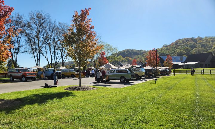 Original Scout models of all types gathered for the event in Franklion, Tennessee.